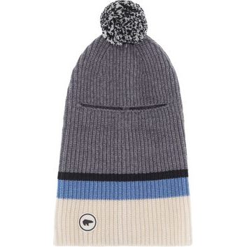 EISBÄR Sael Pompon MÜ natur-steel blue-schwarz-grau