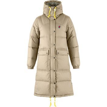 FJÄLLRÄVEN Expedition Long Down Parka W Fossil