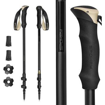 SPOKEY TRAIL, 3dílné, 105–135 cm, černo-béžové