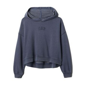 GAP Crop mikina s logem Tmavě modrá