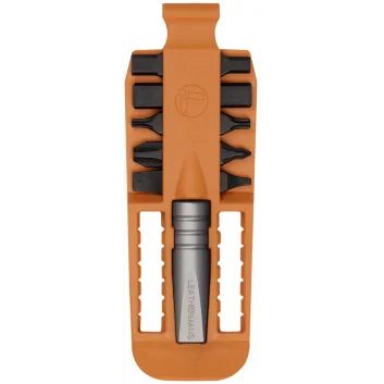 LEATHERMAN Bit Kit #3-ORANGE/BIT DRIVER-SILVER ORANGE