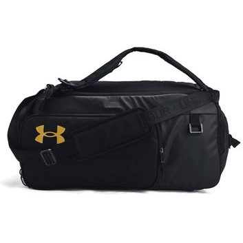 UNDER ARMOUR Contain Duo MD BP Duffle 50 L Black / Metallic Gold