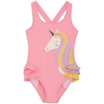 COLOR KIDS Swimsuit W. Application-5039-Plumeria