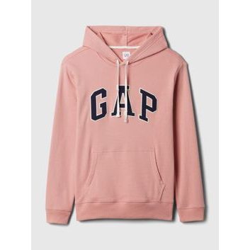 GAP 868460-01 Mikina s logem a kapucí Růžová