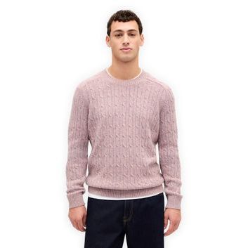 GAP 807068-03 Pletený svetr z Merino vlny Fialová