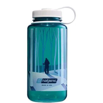 NALGENE WIDE MOUTH 1000 ML Trout with Landscape Forest