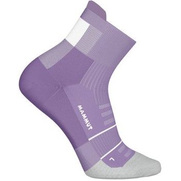 MAMMUT Trail Running Lightweight Merino Quarter Socks Lavandin-White