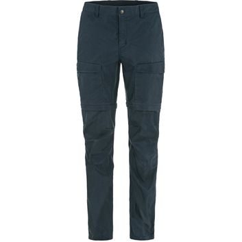 FJÄLLRÄVEN Abisko Hybrid Trail Trs Zip-off W Navy