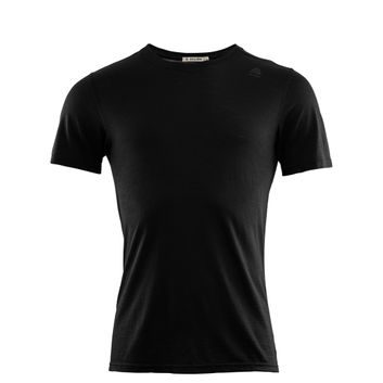 ACLIMA LightWool Undershirt Tee, M Jet Black