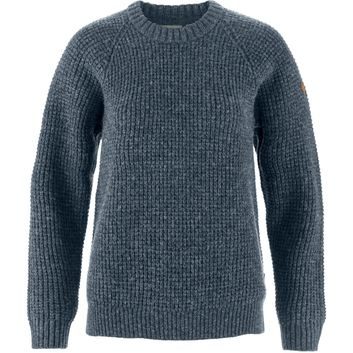 FJÄLLRÄVEN Övik Waffle Knit W Navy