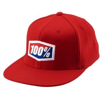100% OFFICIAL Flexfit Cap J-Fit Red