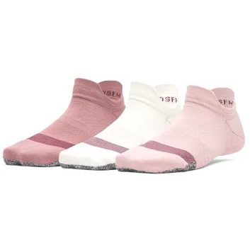 UNDER ARMOUR Womens UA Breathe NS Tab (3 páry) pink