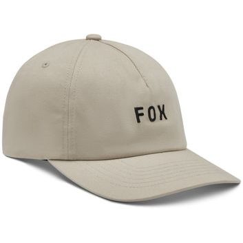 FOX Wordmark Adjustable Hat Cream