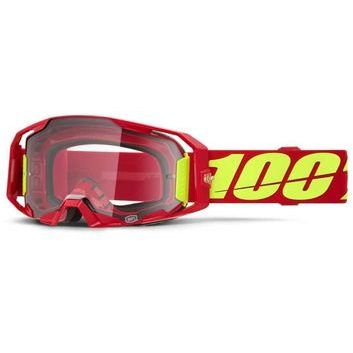 100% ARMATIC Goggle Red - Clear Lens