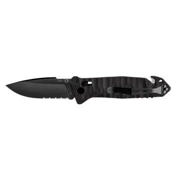 TB OUTDOOR CAC TEXTURED PA6 FV BLACK HANDLE SERRATED