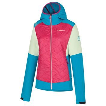 LA SPORTIVA Kap Hybrid Hoody W, Cerise/Crystal