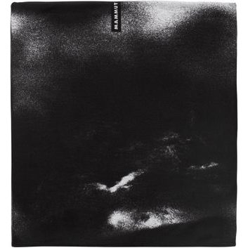 MAMMUT Fleece Neck Gaiter black-white