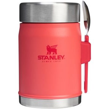 STANLEY 400 ml se lžící/vidličkou Hot Coral
