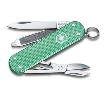 VICTORINOX 0.6221.221G Classic SD Alox Colors, 58 mm, Minty Mint