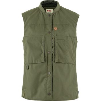 FJÄLLRÄVEN Singi Padded Vest W Laurel Green