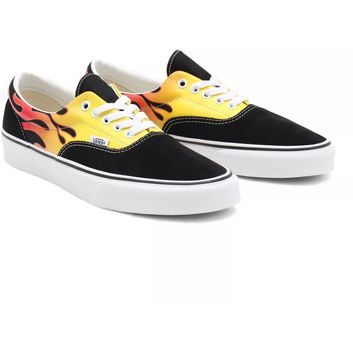 VANS UA Era (FLAME) BLACK/TRUE WHITE