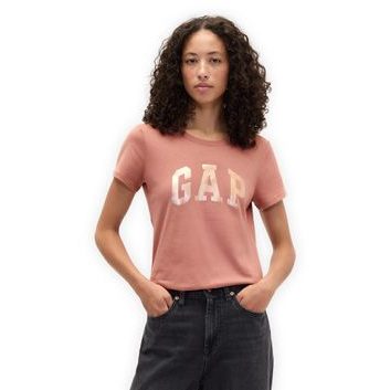 GAP 776775-12 Tričko s logem Hnědá