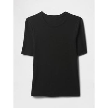 GAP Tričko s krátkým rukávem Černá