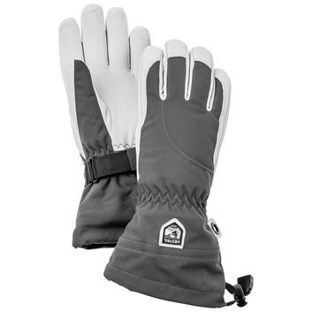 HESTRA Heli Ski Female, Grey/Offwhite