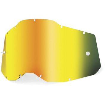 100% RC2/AC2/ST2 Replacement - Sheet Mirror Gold Lens
