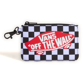 VANS Off The Wall Zip Wallet CHECKERBOARD Black/White