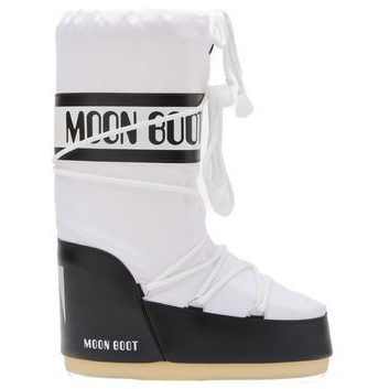 MOON BOOT ICON NYLON BLACK/WHITE