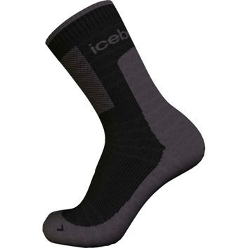 ICEBREAKER M Mer Hike+ Medium Crew BLACK/OBSIDIAN