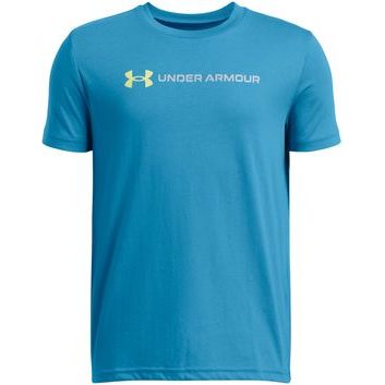 UNDER ARMOUR UA B LOGO WORDMARK SS, modrá