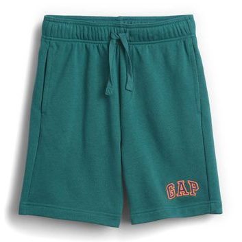 GAP 886774-01 Dětské kraťasy s logem French Terry Zelená