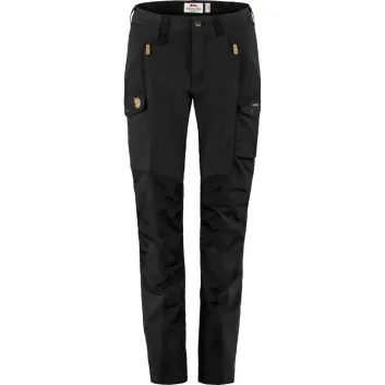 FJÄLLRÄVEN Nikka Trousers Curved W, Black