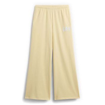 GAP 887992-02 Tepláky s logem Wide-Leg Žlutá