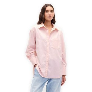 GAP 519496-04 Oversize košile Big Shirt Růžová