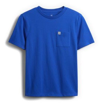 GAP 819989-02 Dětské tričko s kapsou Tmavě modrá
