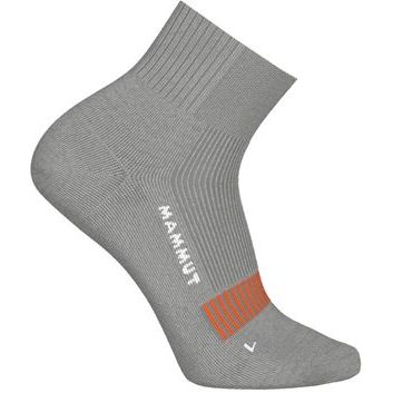 MAMMUT Hiking Full Cushion Quarter Socks alloy-tangerine-white