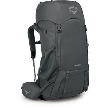 OSPREY ROOK 50, dark charcoal/silver lining