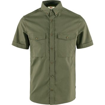 FJÄLLRÄVEN Övik Air Stretch SS Shirt M Laurel Green