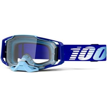 100% ARMEGA Goggle - Royal - Clear Lens