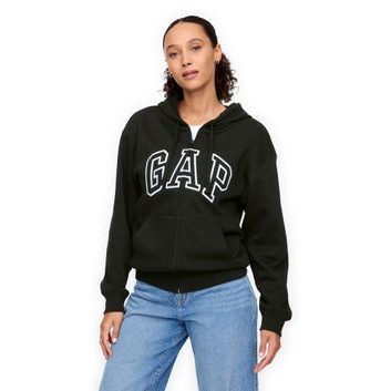 GAP 678782-09 Mikina s logem Černá