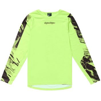 TROY LEE DESIGNS LONG SLEEVE SKYLINE CHILL ROCKSLIDE GLO YELLOW
