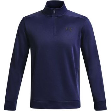 UNDER ARMOUR Armour Fleece 1/4 Zip, Midnight Navy / Black