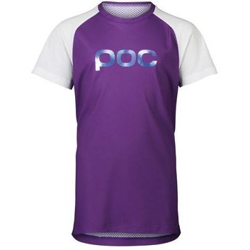 POC Y's Essential MTB Tee Sapphire Purple/Hydrogen White