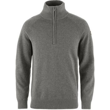 FJÄLLRÄVEN Övik Lite Half Zip M, Grey-Melange