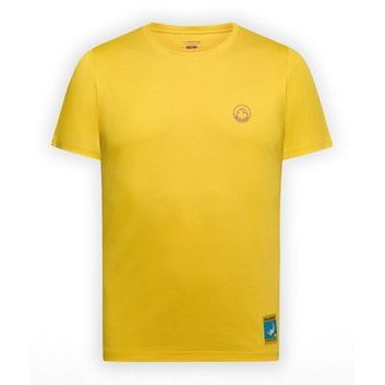 LA SPORTIVA Climbing on the Moon T-Shirt M Giallo/Viola