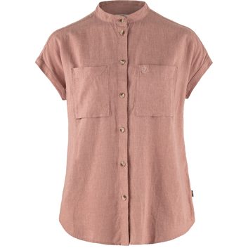 FJÄLLRÄVEN Övik Hemp Shirt SS W Dusty Rose