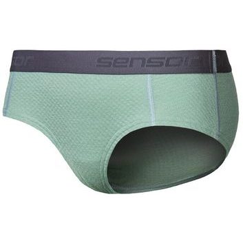 SENSOR MERINO DF dámské kalhotky basil green